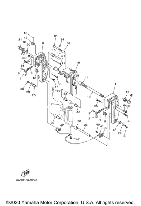 Yamaha Knob, Stopper | 65W-43192-00-00