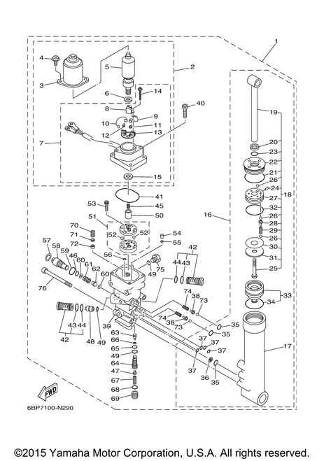Yamaha Motor Assembly (Hitachi) | 65W-43880-01-00
