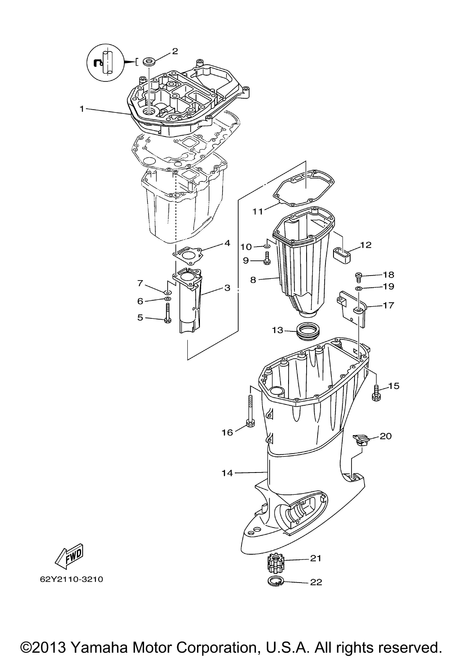 Yamaha Gasket, Muffler | 663-45123-00-00