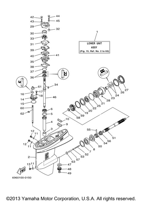 Yamaha Rubber, Seal 2 | 663-45375-00-00