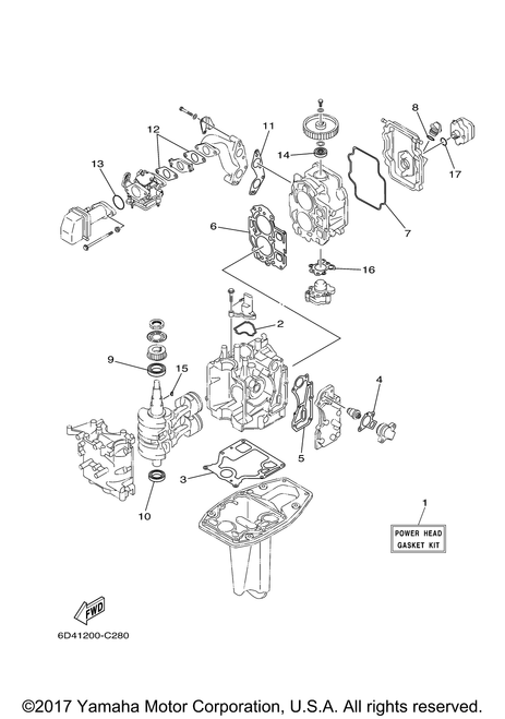 Yamaha Seal, Cylinder 2 | 66M-11356-00-00