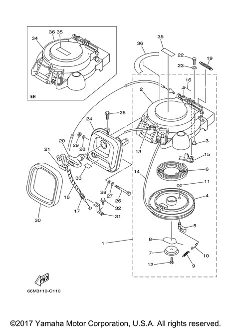 Yamaha Stay 4 | 66M-15774-00-00