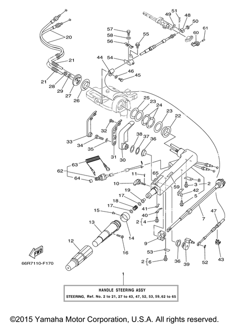 Yamaha Cable | 66R-48321-00-00