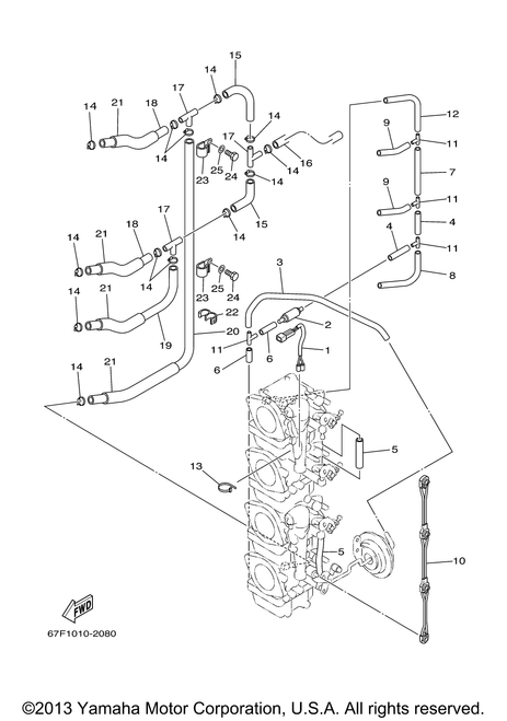 Yamaha Pipe | 67F-14349-10-00