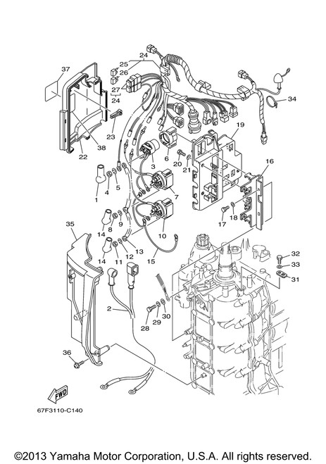 Yamaha Stay, Relay | 67F-81953-00-00