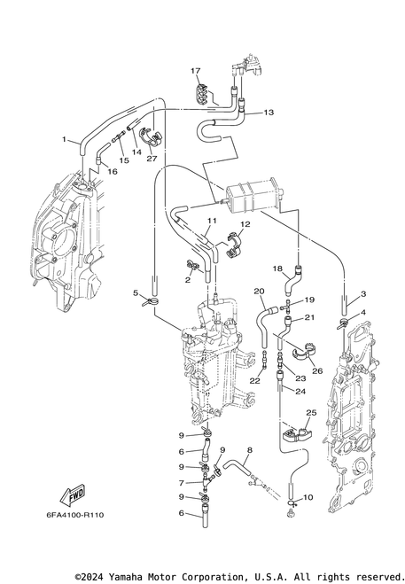 Yamaha Pipe, Joint | 688-24378-00-00