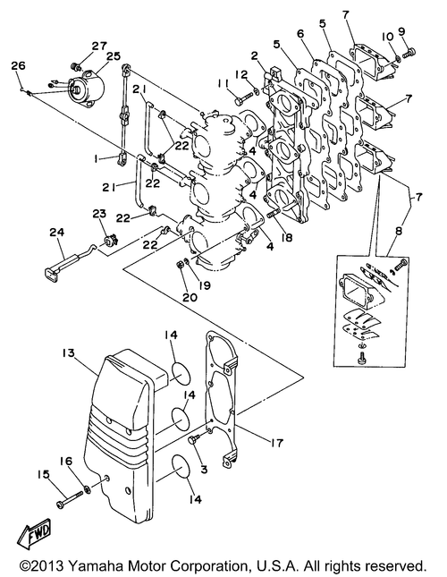 Yamaha Rod, Choke 2 | 688-41257-01-00