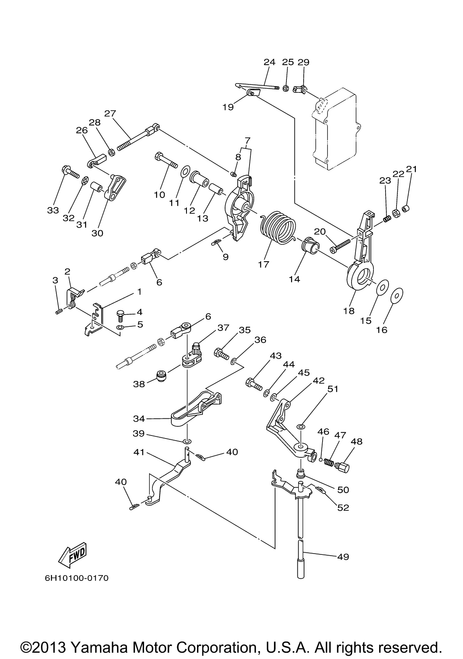 Yamaha Bracket | 688-44118-01-94