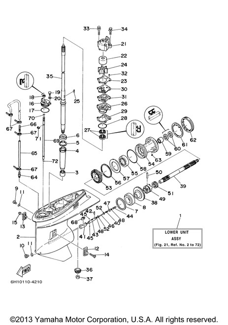 Yamaha Slide, Shift | 688-45634-00-00