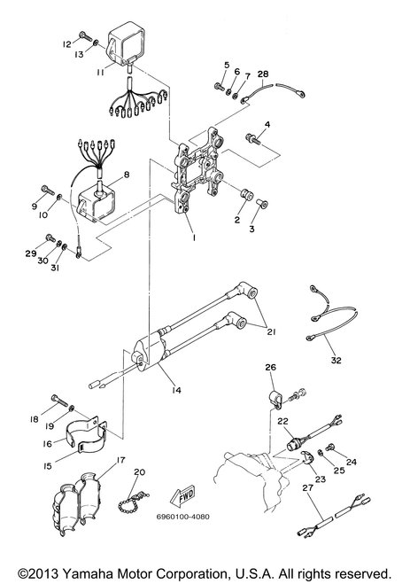 Yamaha Thermo Switch Assembly | 688-82560-00-00
