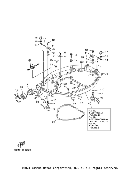 Yamaha Clamp | 688-82594-00-00