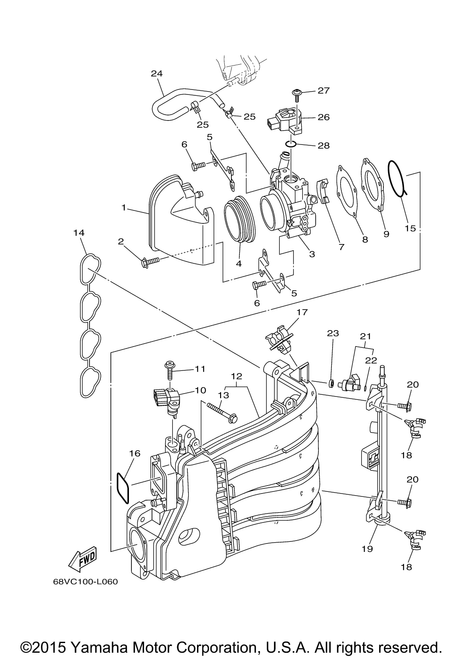 Yamaha Injector | 68V-13761-10-00