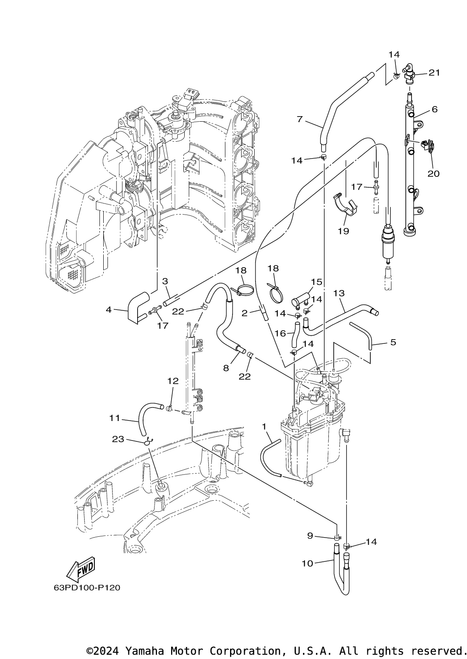 Yamaha Clip | 68V-2411M-01-00