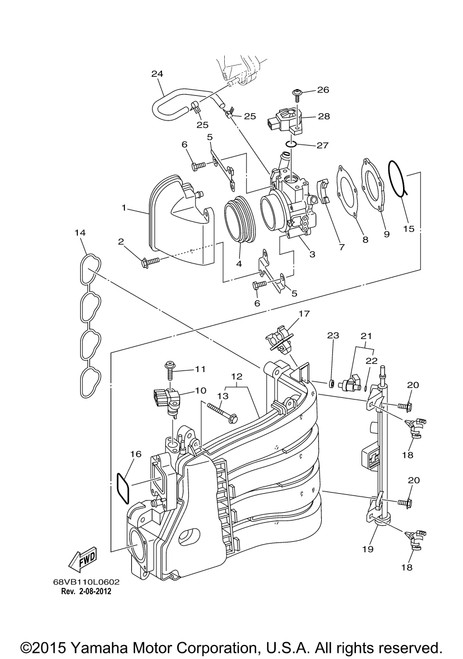Yamaha O-Ring 1 | 68V-8182L-00-00