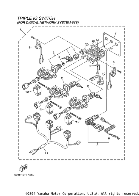 Yamaha Relay Assembly | 68V-81950-00-00