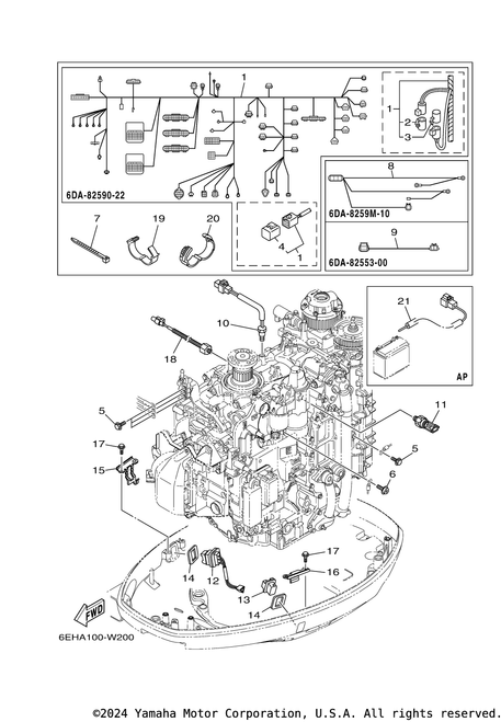 Yamaha Cover, Bottom | 69J-42723-01-00