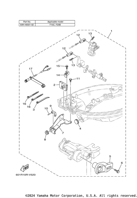 Yamaha Grommet | 6AH-42724-11-00