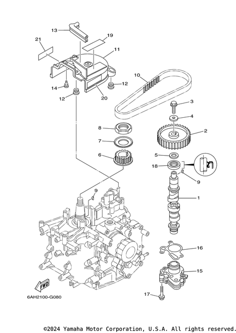 Yamaha Cover, Dust | 6AH-46297-00-00
