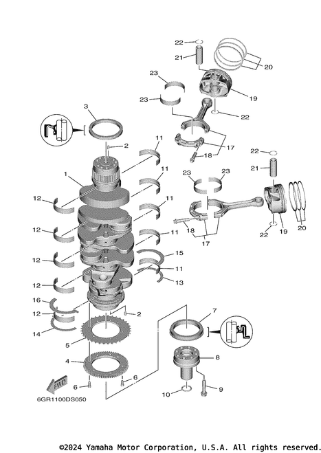 Yamaha Flange | 6GR-12199-00-00