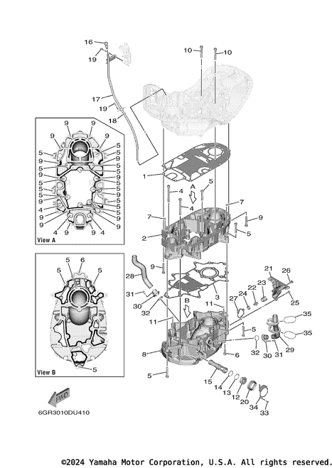 Yamaha Strainer, Oil | 6GR-13411-00-00
