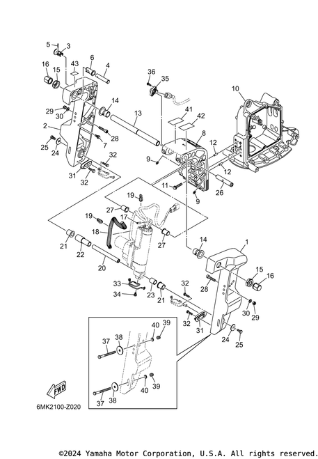 Yamaha Sensor Angle | 6GR-85887-00-00