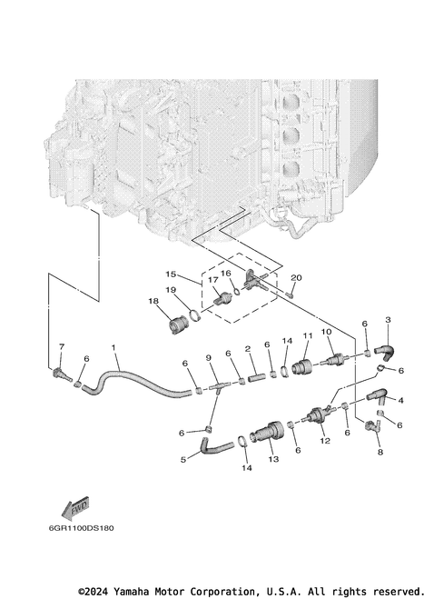 Yamaha Sensor Unit 1 | 6GR-8A411-00-00