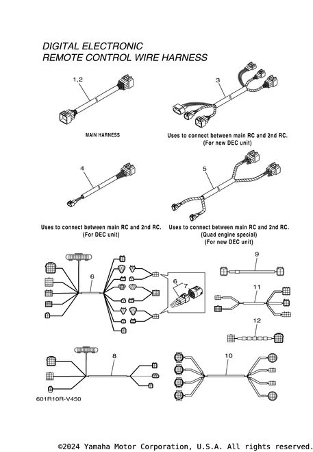 Yamaha Main Eng Harness, 15M-49 Ft | 6X6-8258A-71-00