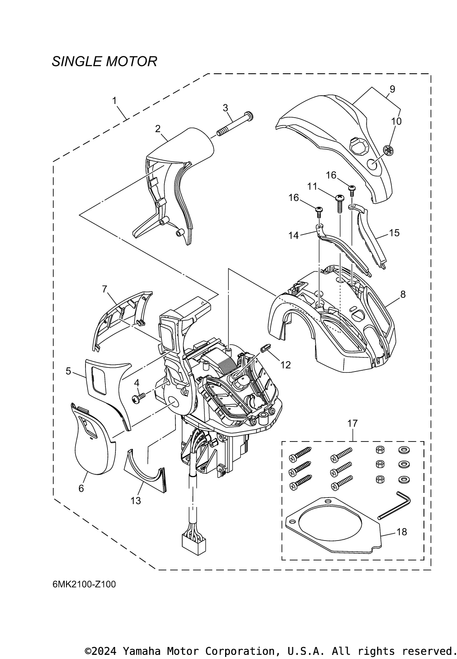 Yamaha Cover | 6X9-43679-00-00