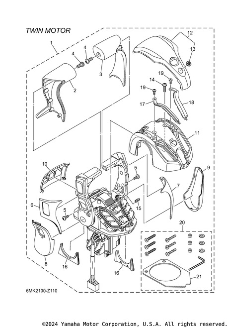 Yamaha Cover | 6X9-43679-10-00