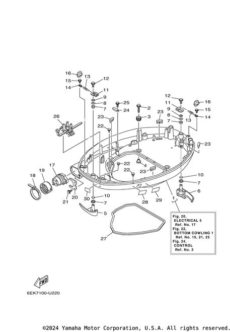 Yamaha Fastner | 68F-42753-00-00