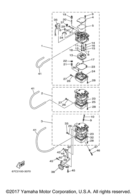 Yamaha Jet, Main (#95) | 67C-14943-25-00