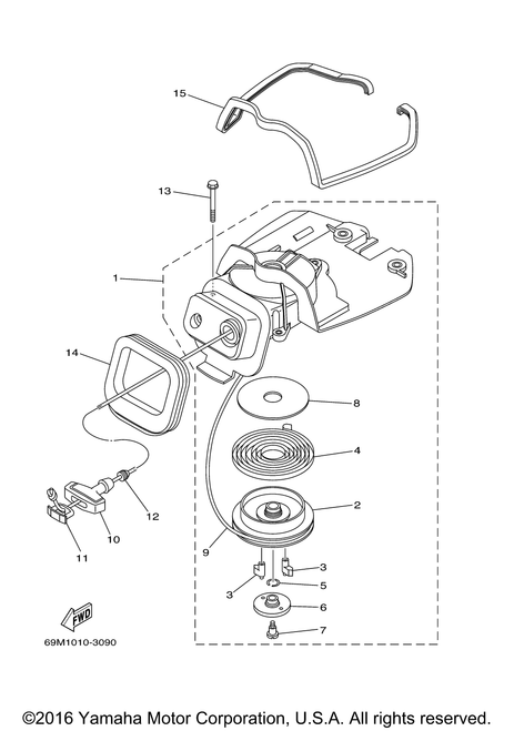 Yamaha Spring, Drive Pawl | 67D-15705-00-00
