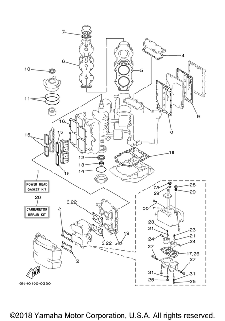 Yamaha Gasket | 6E5-14979-00-00