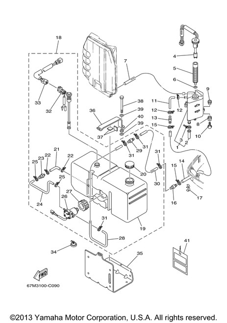 Yamaha Pipe 11 | 6E5-24322-10-00