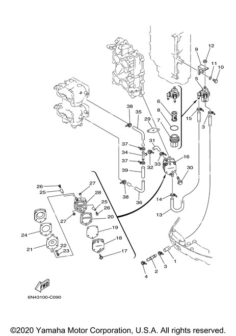 Yamaha Diaphragm | 6E5-24471-00-00