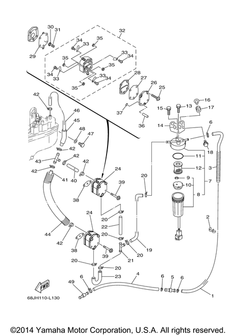 Yamaha Diaphragm | 6E5-24471-01-00