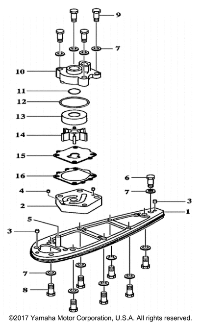 Yamaha Shift Guide,Rod | 6E5-JD009-43-00