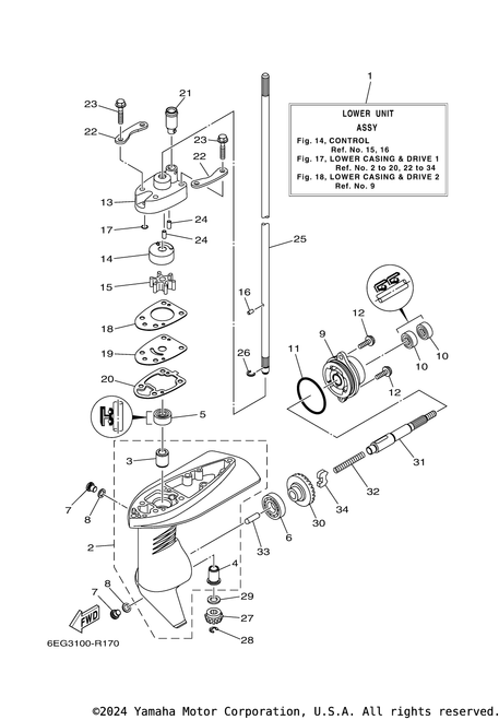 Yamaha Housing, Water Pum | 6EG-44311-00-00
