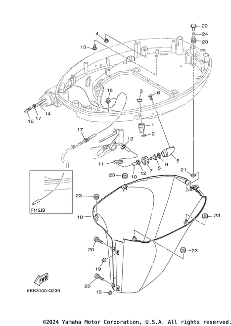 Yamaha Apron | 6EK-42741-00-CE