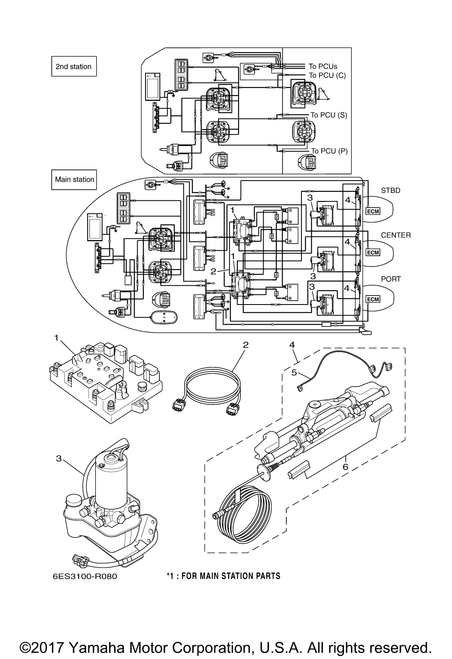 Yamaha Scu Link Cable | 6ES-81115-10-00
