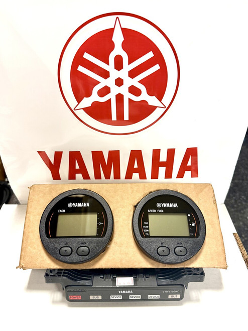 Yamaha Command Link Single Engine 6Y8 Two Gauge Kit | 6Y8-0E83R-71-00