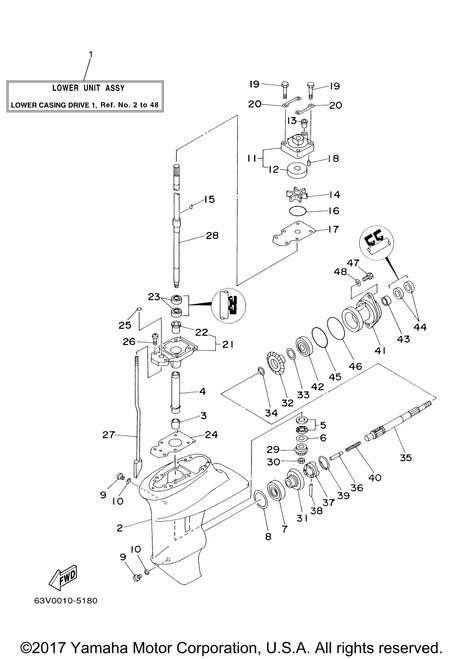 Yamaha Bolt, Hexagon | 97080-08045-00