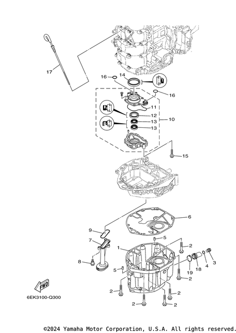 Yamaha Bolt, Flange | 90105-06151-00