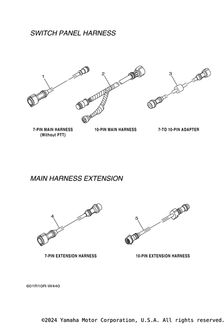 Yamaha Extension, Wire Ha | 61B-8258A-02-00