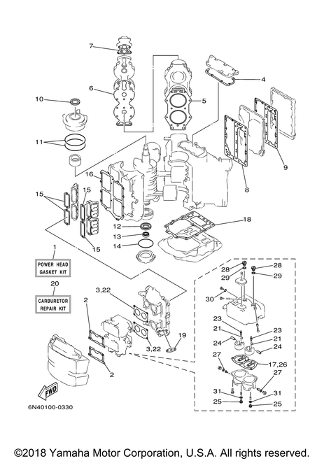 Yamaha Gasket | 61U-14959-00-00