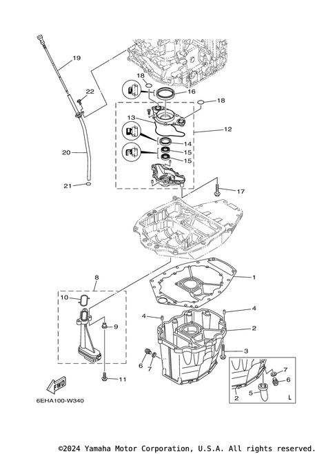 Yamaha Strainer, Oil | 63P-13411-00-00
