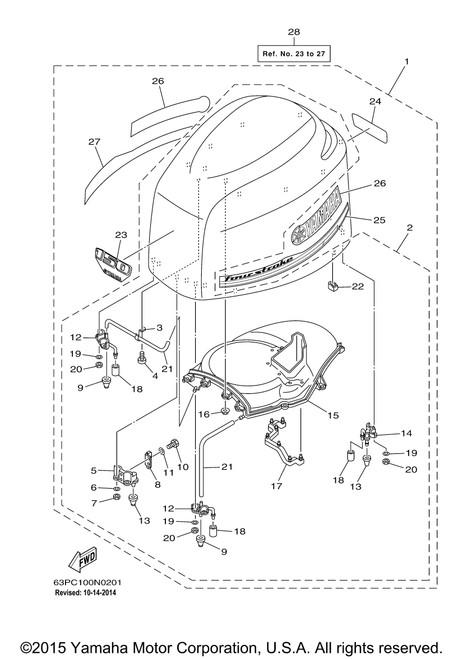 Yamaha Damper, Form | 63P-42617-00-00
