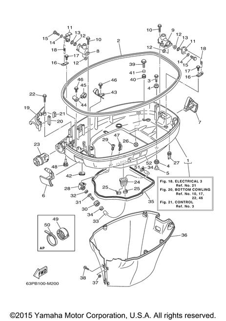 Yamaha Plate, Fitting | 63P-42738-00-8D