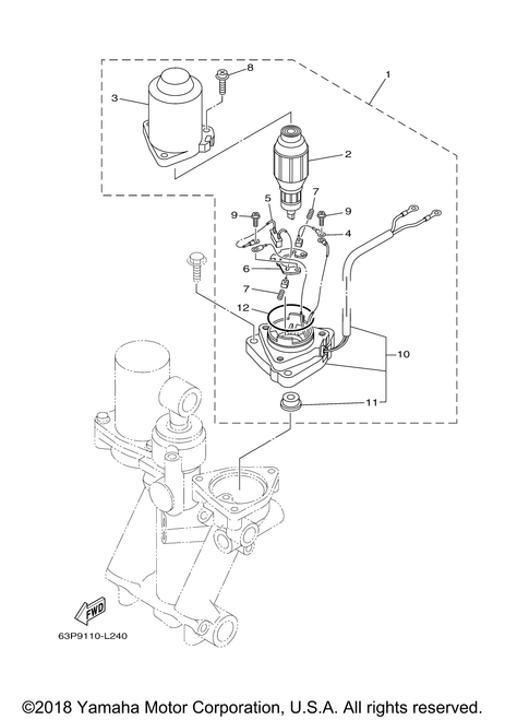 Yamaha Stator Assembly | 63P-43804-10-00