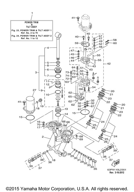 Yamaha Screw, Manual Release | 63P-43845-10-00